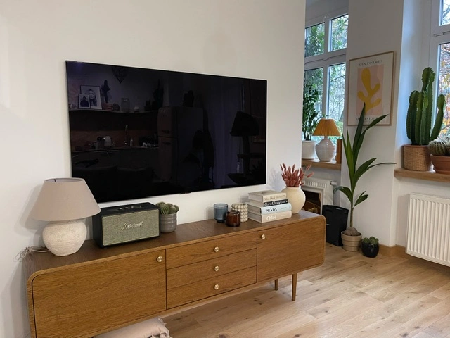 dębowy sideboard Vejle od KOS Design w mieszkaniu Karoliny